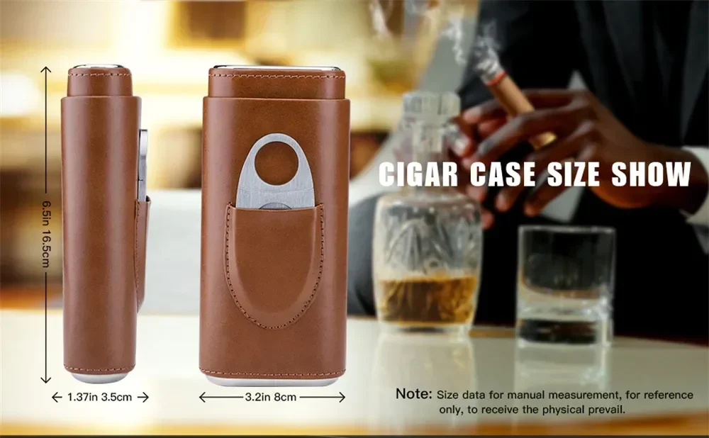 Nordic Gift Portable Moisturizing Cigar Accessories - Elegant Leather Design Nordic Gift Portable Moisturizing Cigar Accessories - Elegant Leather Design