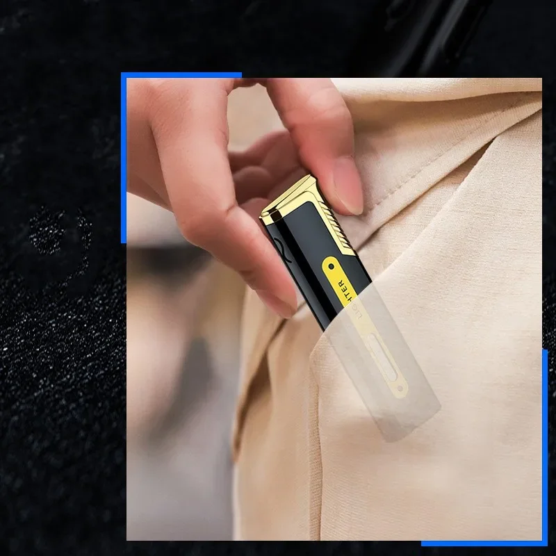 Mini Portable Metal Windproof Lighter – High-power Butane Gift Mini Portable Metal Windproof Lighter - High-power Butane Gift