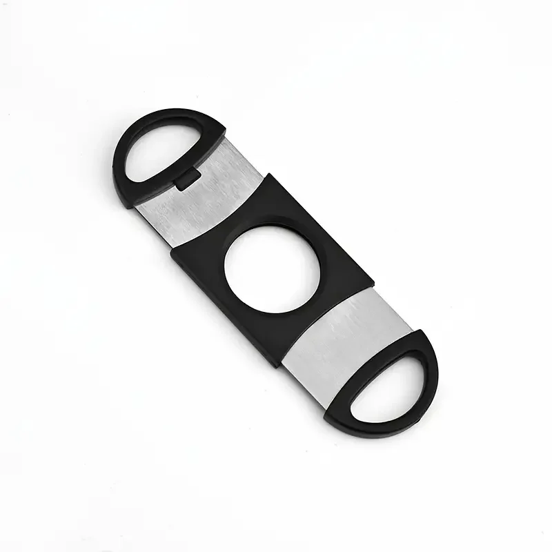 1pc Stainless Steel Cigar Cutter – Black 3.54″x1.57″ Smoking Accessories 1pc Stainless Steel Cigar Cutter - Black 3.54
