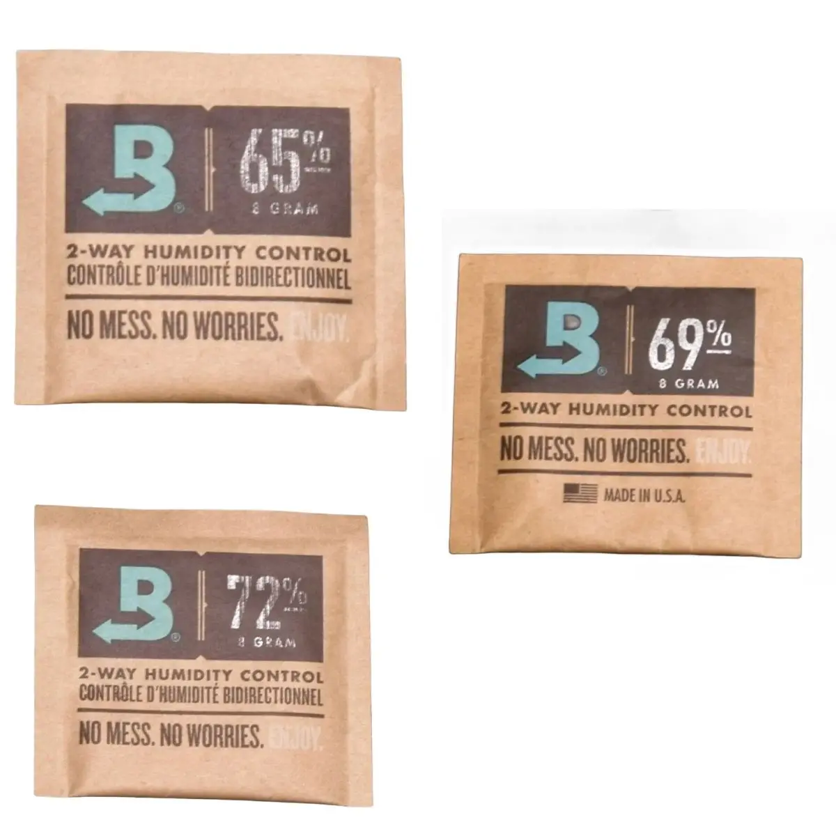 Boveda Cigar Humidification Packs - 8g/72, 62, 65, 69% RH Boveda Cigar Humidification Packs - 8g/72, 62, 65, 69% RH