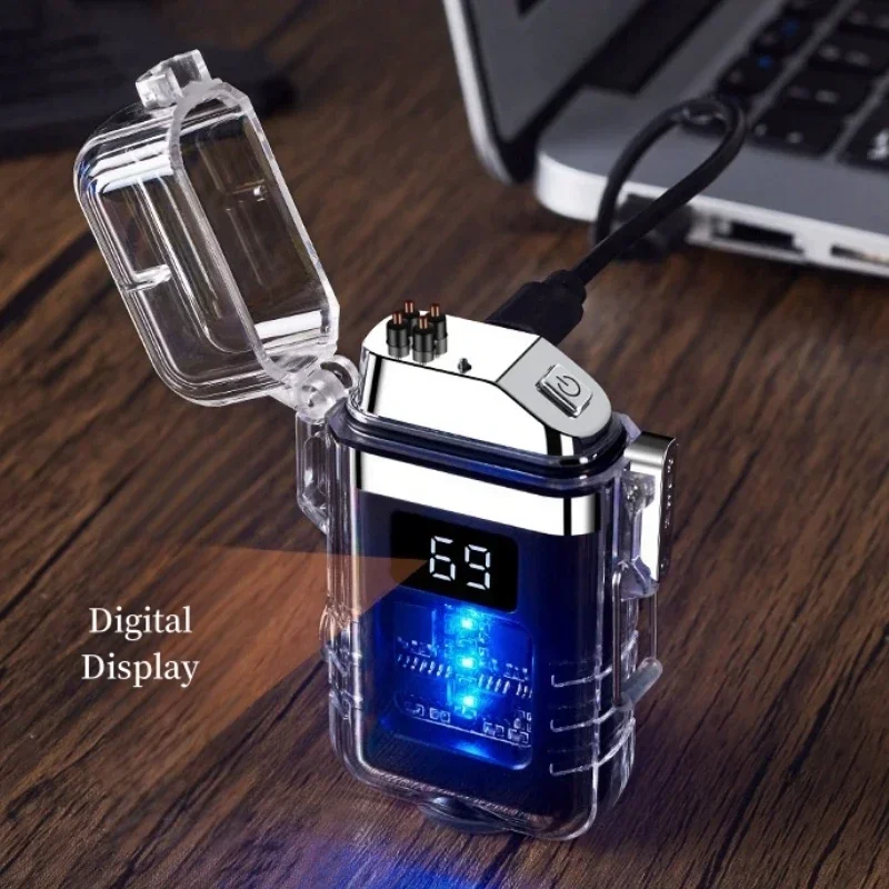 New USB Rechargeable Plasma Pulse Lighter – Waterproof, Flameless New USB Rechargeable Plasma Pulse Lighter - Waterproof, Flameless