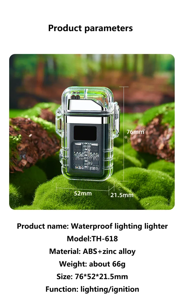 Double Arc Electric Touch Lighter - Type-C Battery, Pulse Cigarette Torch Double Arc Electric Touch Lighter - Type-C Battery, Pulse Cigarette Torch