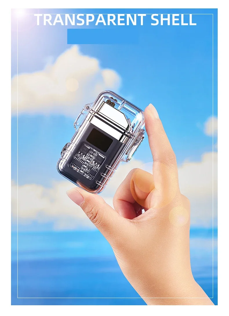 Double Arc Electric Touch Lighter - Type-C Battery, Pulse Cigarette Torch Double Arc Electric Touch Lighter - Type-C Battery, Pulse Cigarette Torch