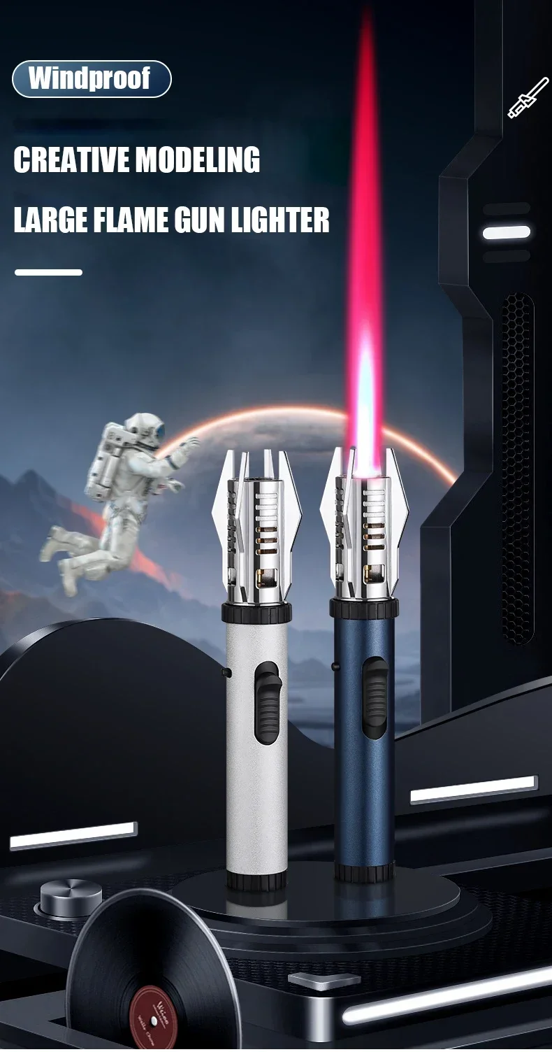 Spray Welding Gun Butane Lighter - Outdoor Windproof High-End Gift