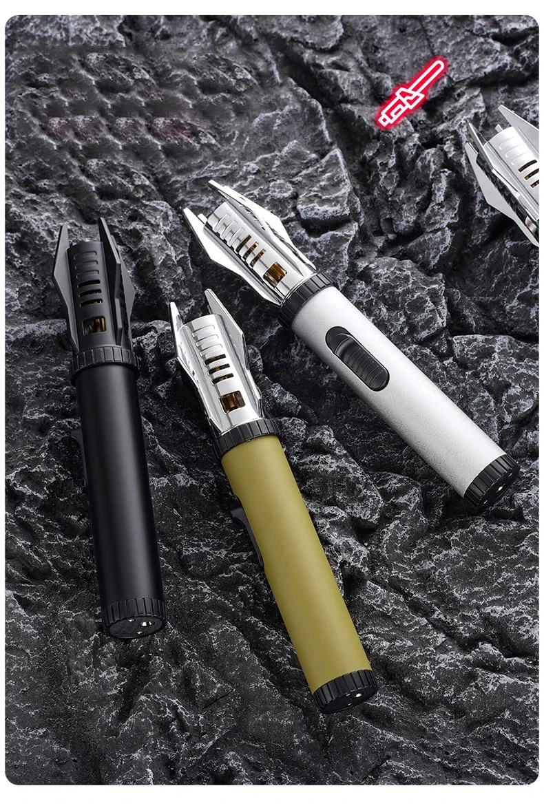 Spray Welding Gun Butane Lighter - Outdoor Windproof High-End Gift