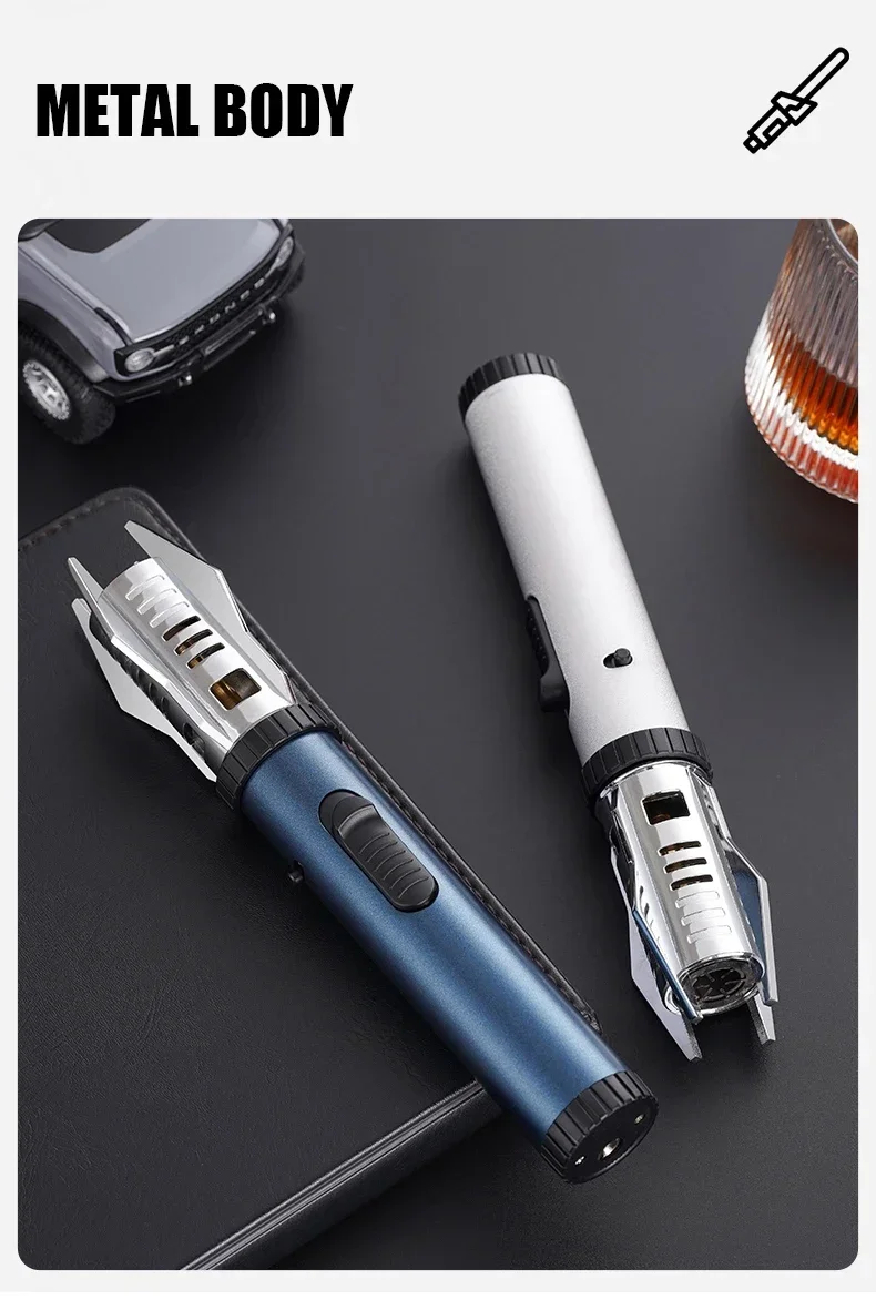 Spray Welding Gun Butane Lighter - Outdoor Windproof High-End Gift