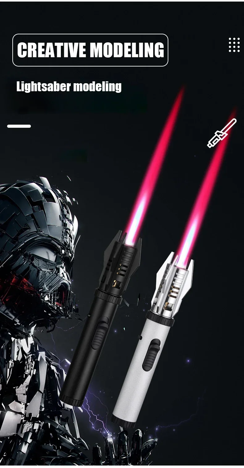 Spray Welding Gun Butane Lighter - Outdoor Windproof High-End Gift