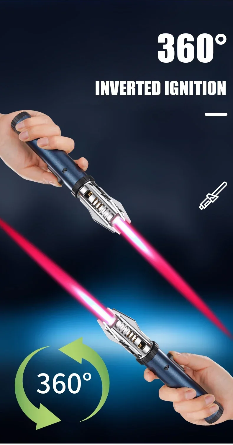 Spray Welding Gun Butane Lighter - Outdoor Windproof High-End Gift