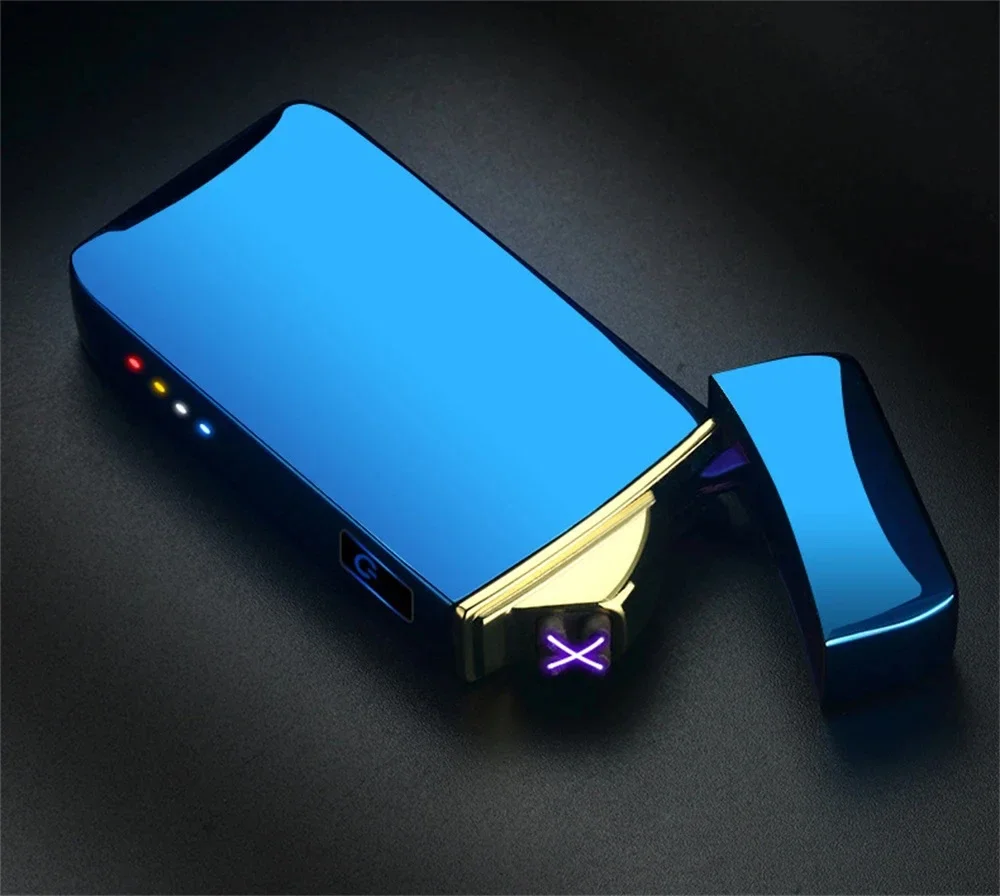 USB Electric Windproof Flameless Lighter - Double Arc, High End Gift USB Electric Windproof Flameless Lighter - Double Arc, High End Gift