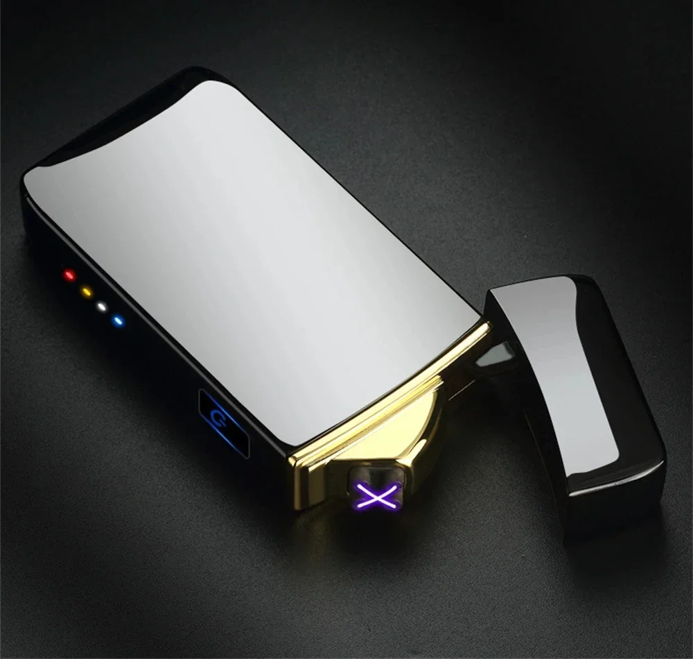 USB Electric Windproof Flameless Lighter - Double Arc, High End Gift USB Electric Windproof Flameless Lighter - Double Arc, High End Gift