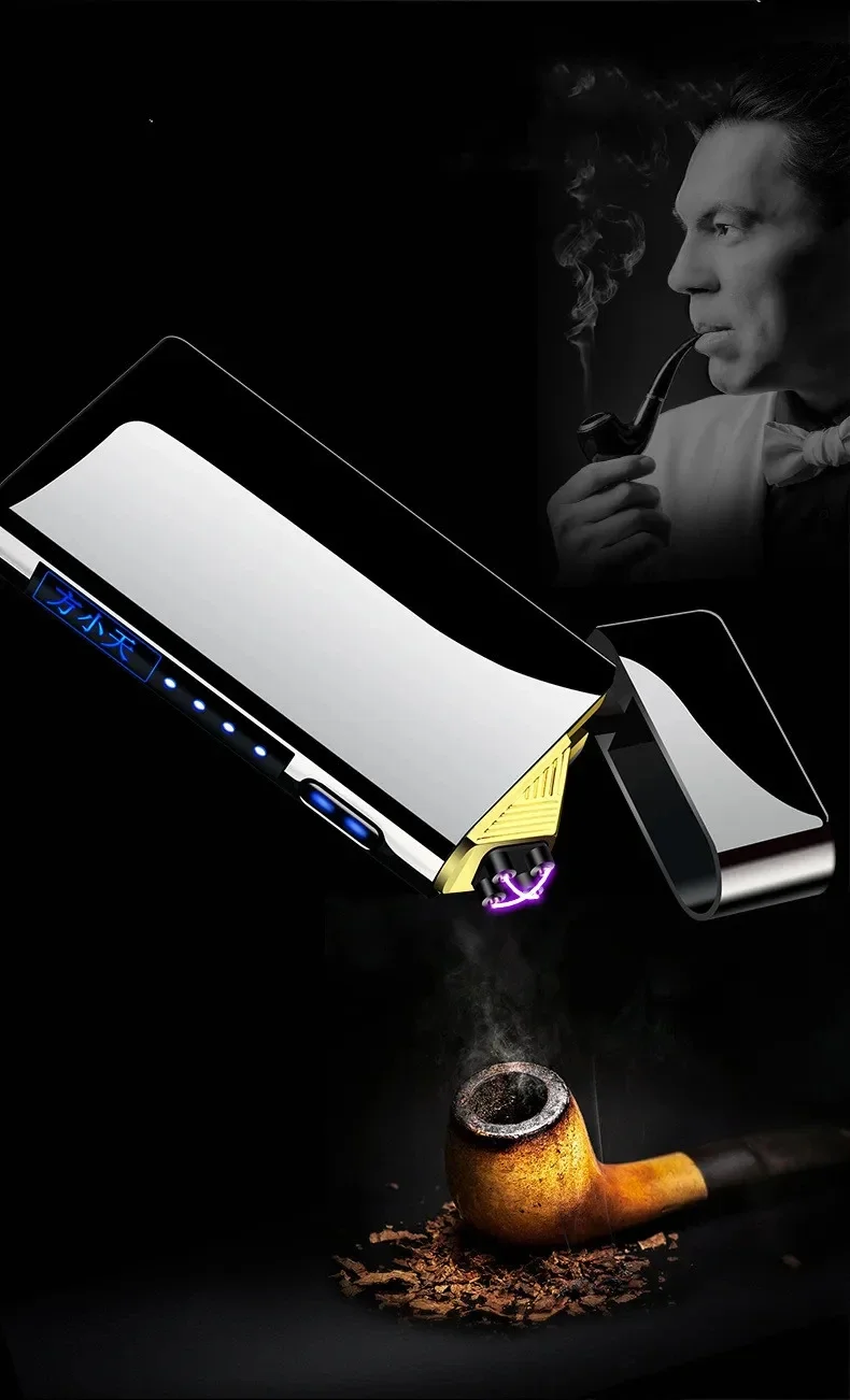 USB Electric Windproof Flameless Lighter - Double Arc, High End Gift USB Electric Windproof Flameless Lighter - Double Arc, High End Gift