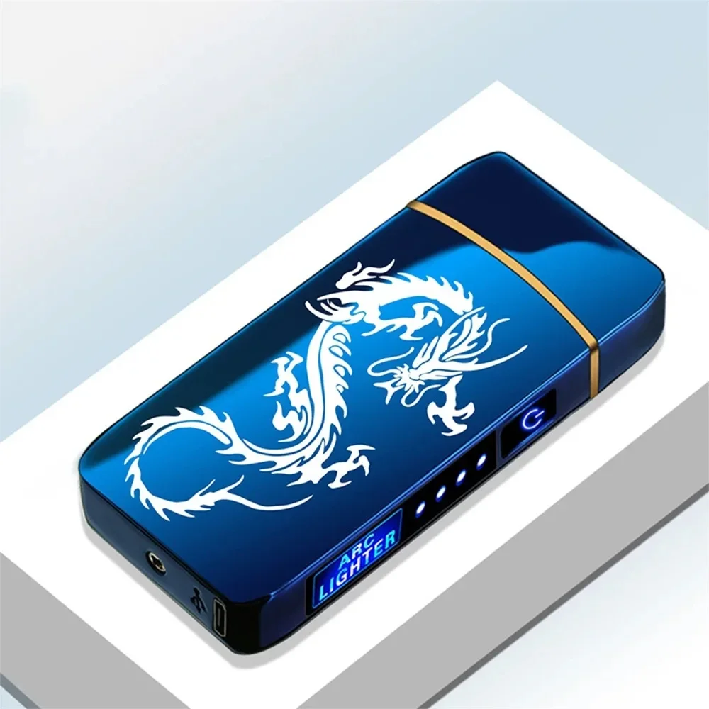 USB Electric Windproof Flameless Lighter - Double Arc, High End Gift USB Electric Windproof Flameless Lighter - Double Arc, High End Gift