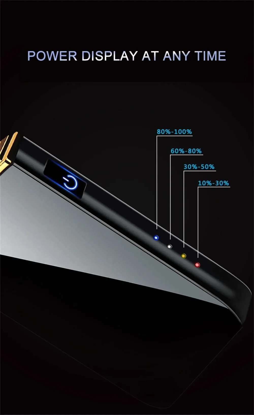 USB Electric Windproof Flameless Lighter - Double Arc, High End Gift USB Electric Windproof Flameless Lighter - Double Arc, High End Gift