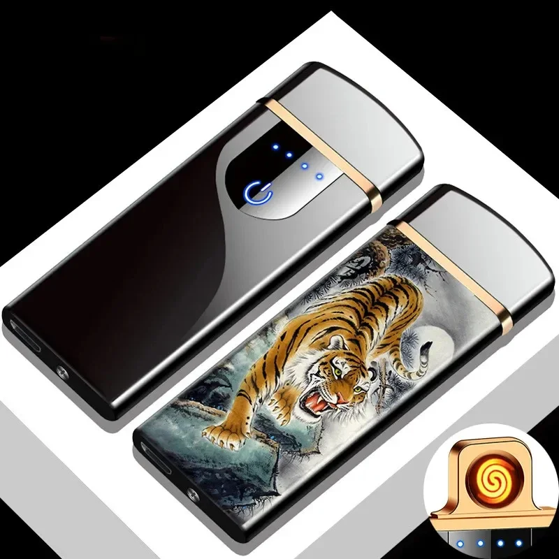 USB Electric Windproof Flameless Lighter - Double Arc, High End Gift USB Electric Windproof Flameless Lighter - Double Arc, High End Gift
