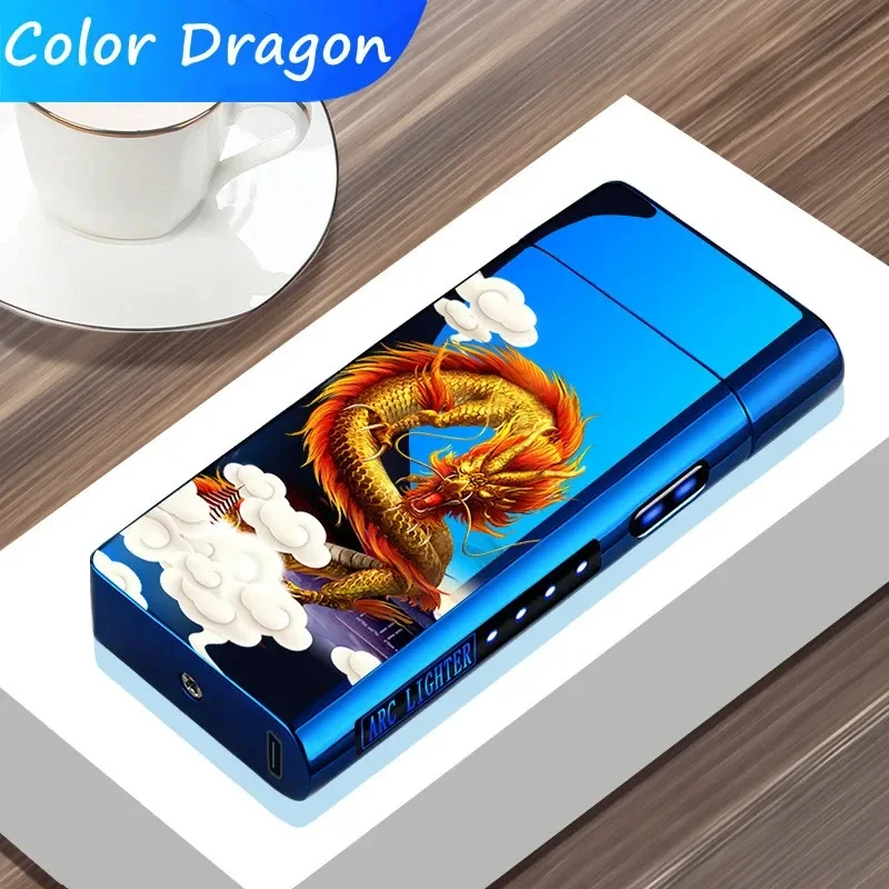 USB Electric Windproof Flameless Lighter - Double Arc, High End Gift USB Electric Windproof Flameless Lighter - Double Arc, High End Gift