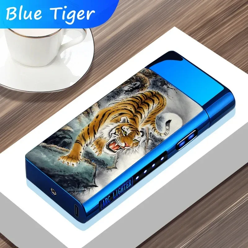 USB Electric Windproof Flameless Lighter - Double Arc, High End Gift USB Electric Windproof Flameless Lighter - Double Arc, High End Gift