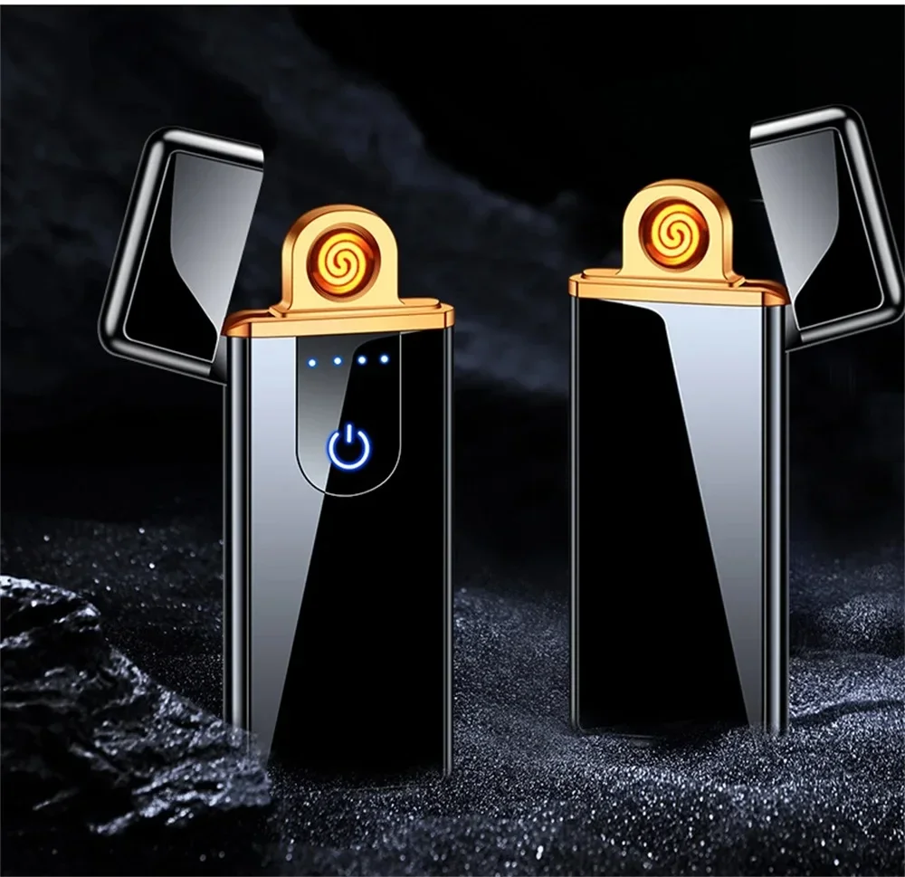 USB Electric Windproof Flameless Lighter - Double Arc, High End Gift USB Electric Windproof Flameless Lighter - Double Arc, High End Gift