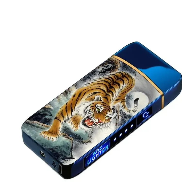 USB Electric Windproof Flameless Lighter - Double Arc, High End Gift USB Electric Windproof Flameless Lighter - Double Arc, High End Gift