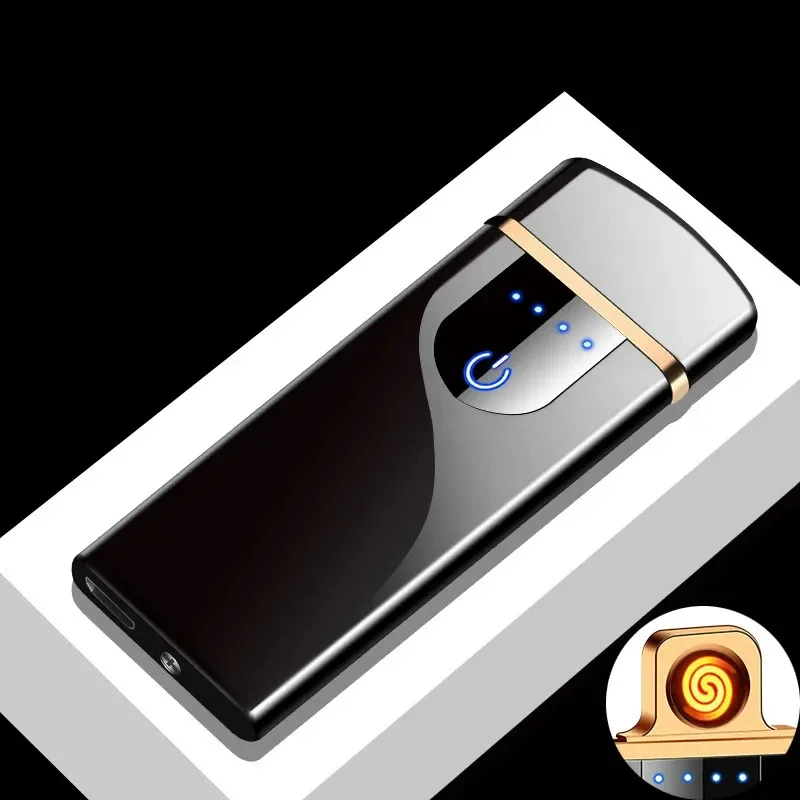USB Electric Windproof Flameless Lighter - Double Arc, High End Gift USB Electric Windproof Flameless Lighter - Double Arc, High End Gift