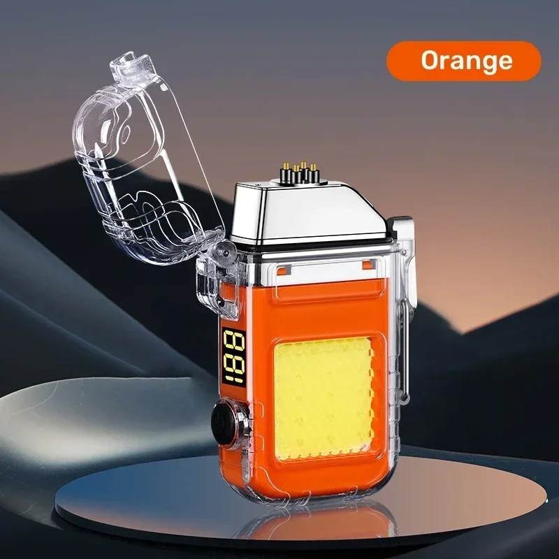 Electric Double Arc Lighter – Type-C, Digital Power Display Electric Double Arc Lighter - Type-C, Digital Power Display
