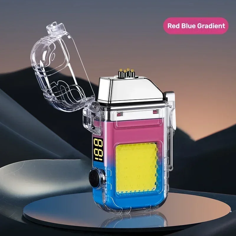 Electric Double Arc Lighter – Type-C, Digital Power Display Electric Double Arc Lighter - Type-C, Digital Power Display
