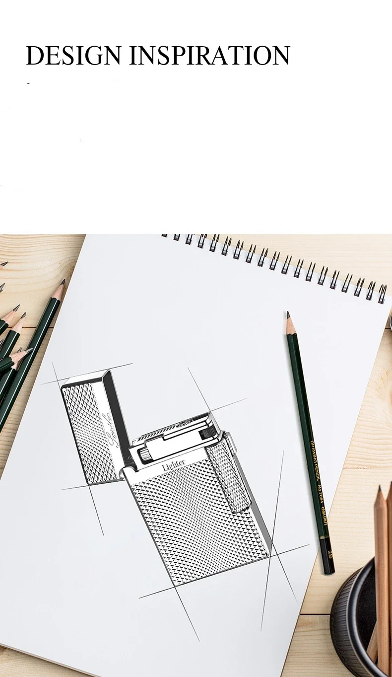 New Metal Windproof Lighter - Double Flame, Retro Crisp Sound