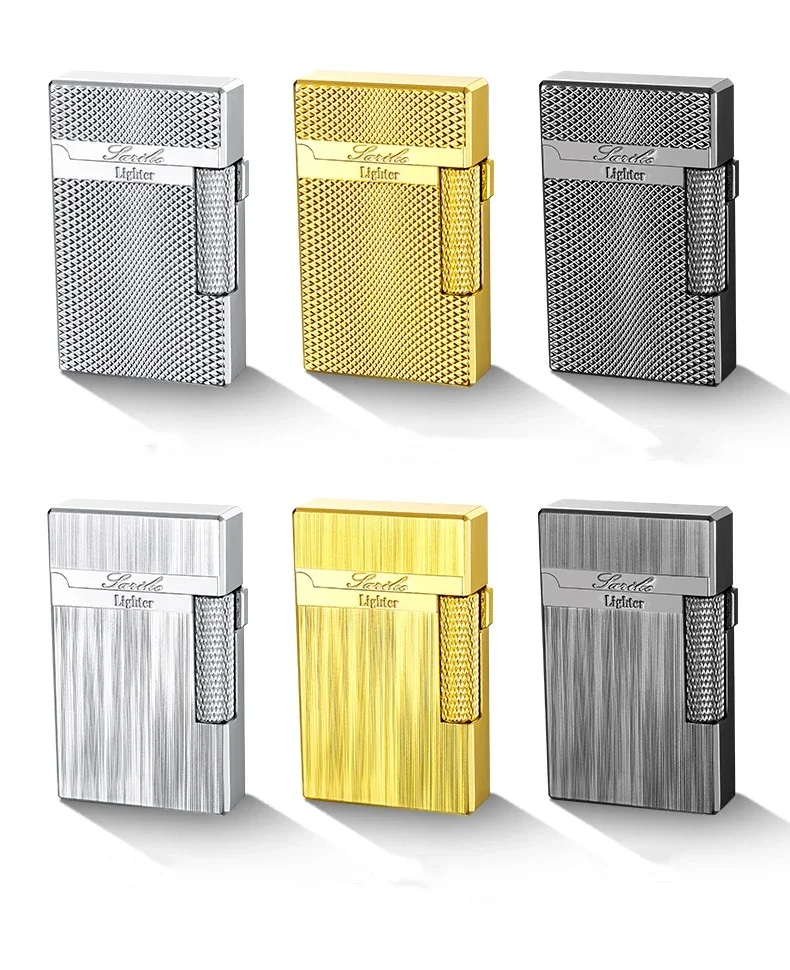 New Metal Windproof Lighter - Double Flame, Retro Crisp Sound