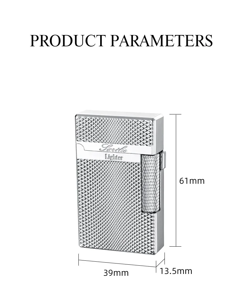 New Metal Windproof Lighter - Double Flame, Retro Crisp Sound