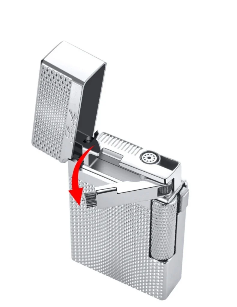 New Metal Windproof Lighter - Double Flame, Retro Crisp Sound