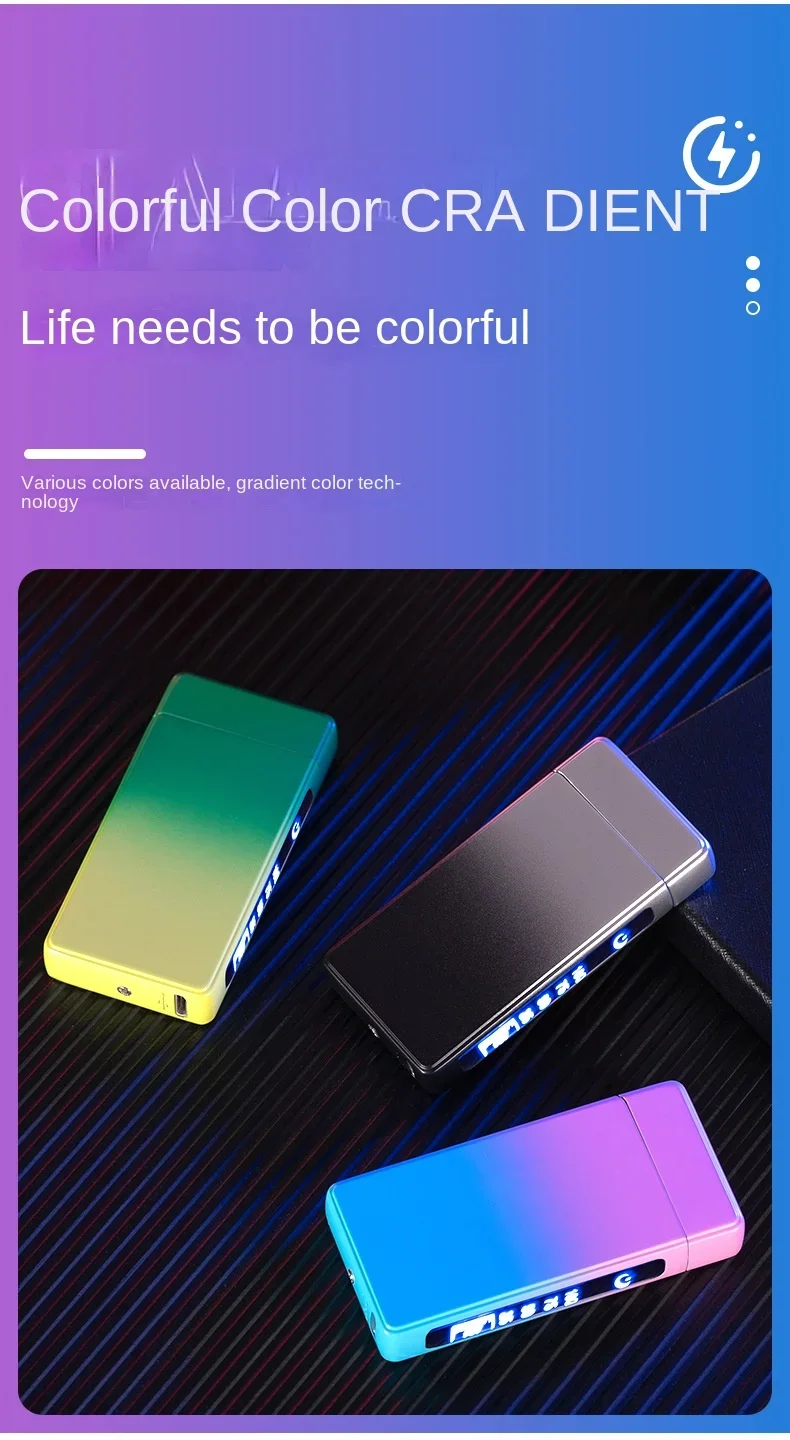 Double Arc Plasma USB Touch Lighter - Digital Display, Rechargeable, Flameless Double Arc Plasma USB Touch Lighter - Digital Display, Rechargeable, Flameless