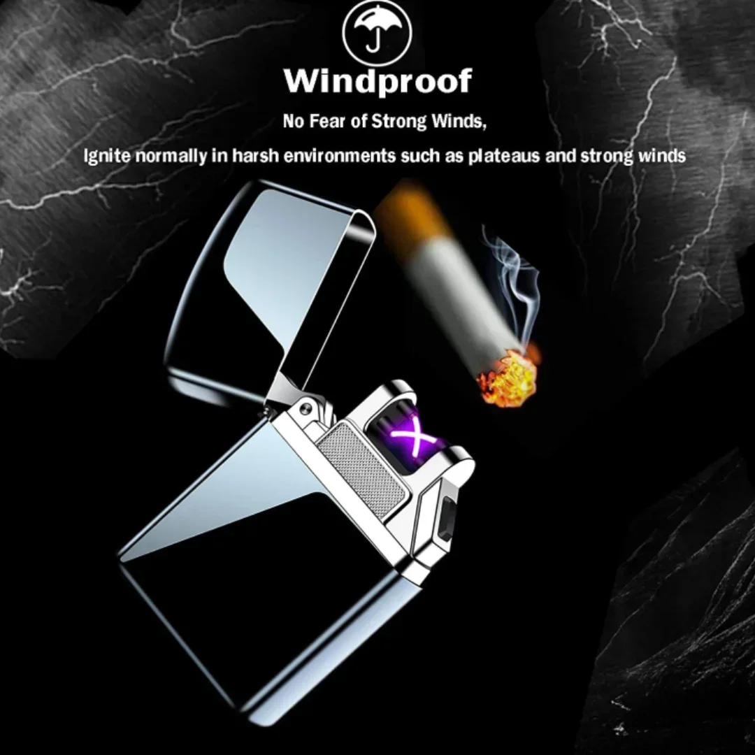 Mini USB Arc Pulse Electronic Lighter – Dual Plasma, Windproof, Rechargeable Mini USB Arc Pulse Electronic Lighter - Dual Plasma, Windproof, Rechargeable