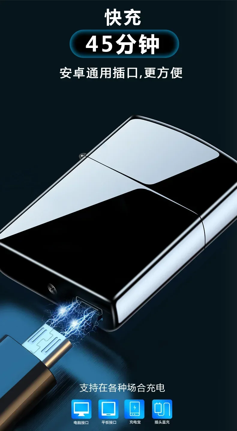 Mini USB Arc Pulse Electronic Lighter - Dual Plasma, Windproof, Rechargeable Mini USB Arc Pulse Electronic Lighter - Dual Plasma, Windproof, Rechargeable