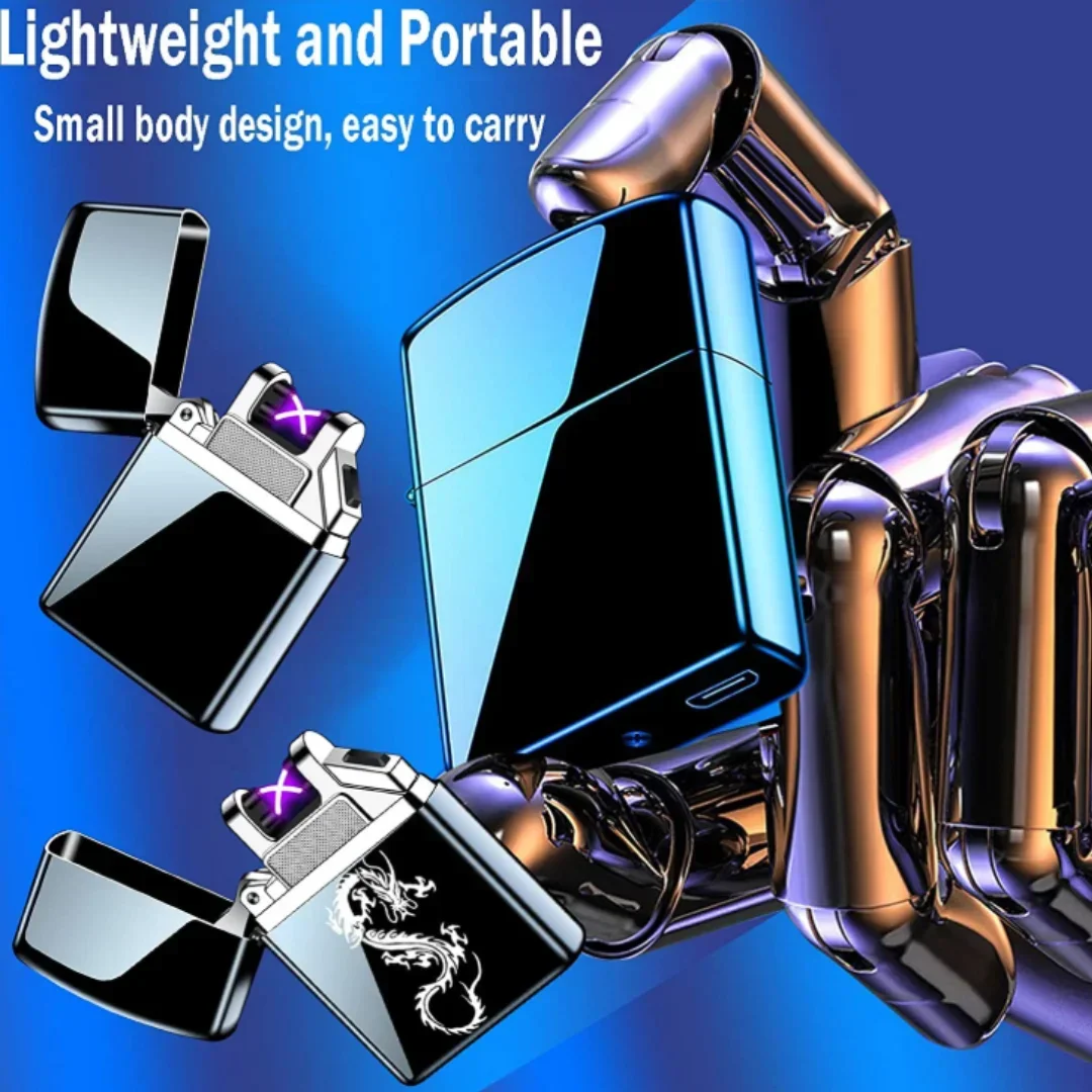 Mini USB Arc Pulse Electronic Lighter – Dual Plasma, Windproof, Men’s Gift Mini USB Arc Pulse Electronic Lighter - Dual Plasma, Windproof, Men's Gift