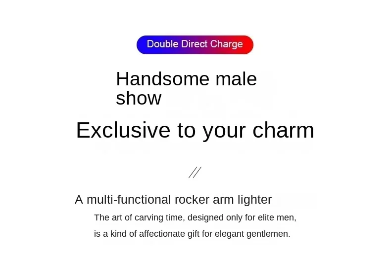 Windproof Gas Lighter Wrist Watch - Jet Double Tube Lighters for Men Windproof Gas Lighter Wrist Watch - Jet Double Tube Lighters for Men