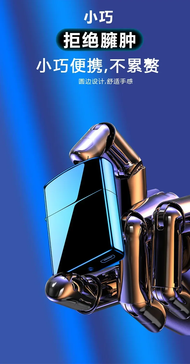 Mini USB Arc Pulse Electronic Lighter - Dual Plasma, Windproof, Men's Gift Mini USB Arc Pulse Electronic Lighter - Dual Plasma, Windproof, Men's Gift