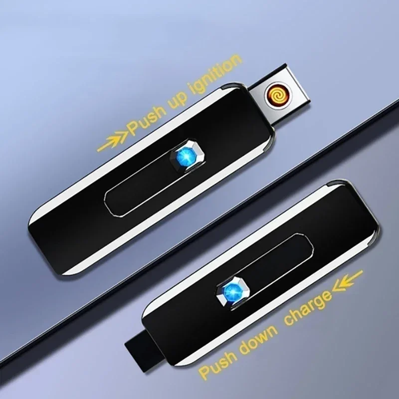Novel Windproof Electric Touch Lighter – USB Rechargeable, Flameless Cigarette Lighter Novel Windproof Electric Touch Lighter - USB Rechargeable, Flameless Cigarette Lighter