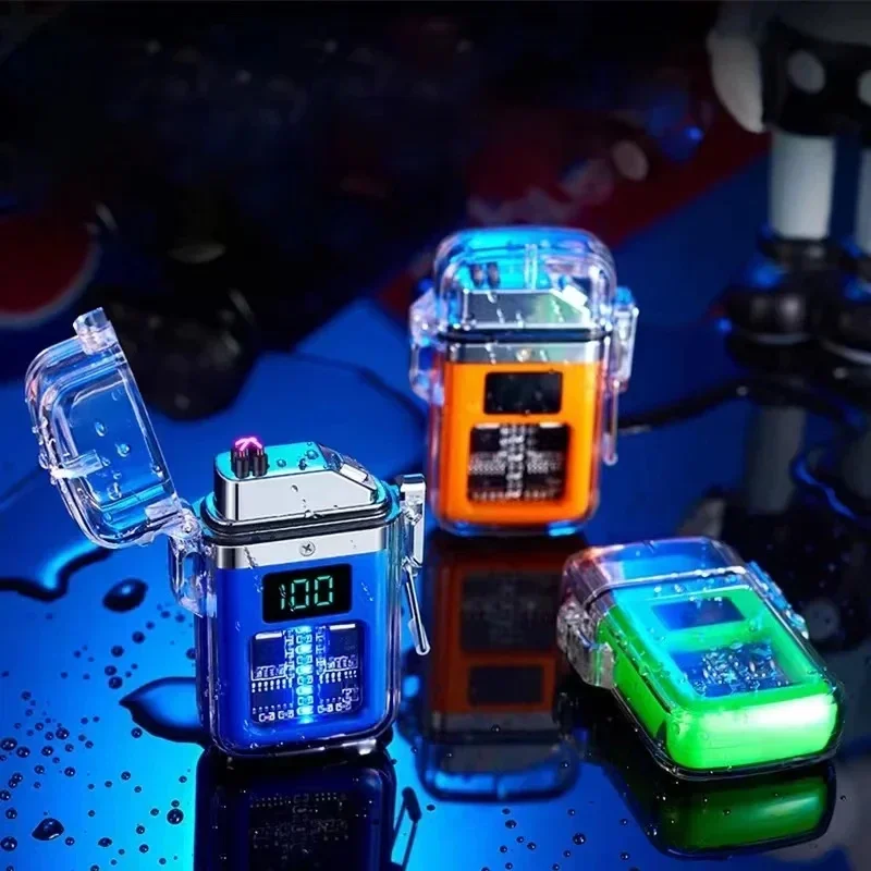 Pulse Double Arc Plasma Electric Lighter – Windproof, USB Rechargeable, Men’s Gadget Pulse Double Arc Plasma Electric Lighter - Windproof, USB Rechargeable, Men’s Gadget