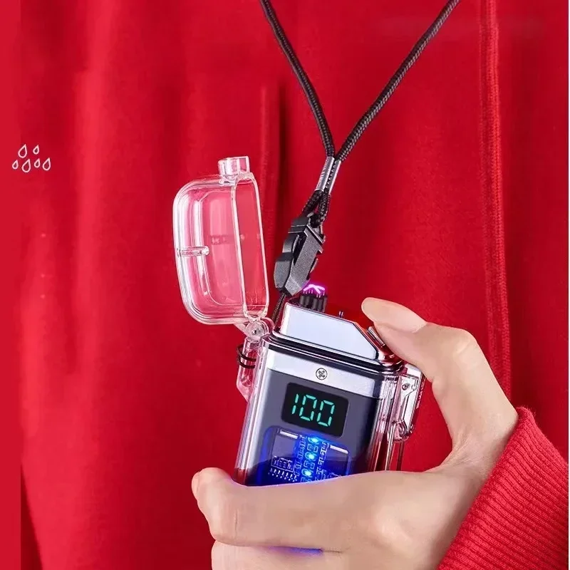 Pulse Double Arc Plasma Electric Lighter – Windproof, USB Rechargeable, Men’s Gadget Pulse Double Arc Plasma Electric Lighter - Windproof, USB Rechargeable, Men’s Gadget